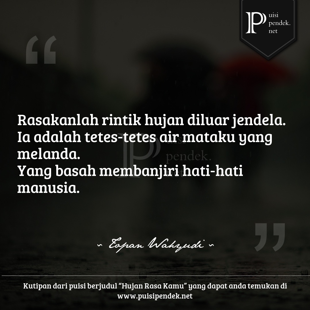 Detail Puisi Pendek Hujan Nomer 4