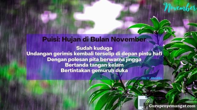 Detail Puisi Pendek Hujan Nomer 36