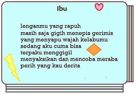 Detail Puisi Pendek Ibu Nomer 12