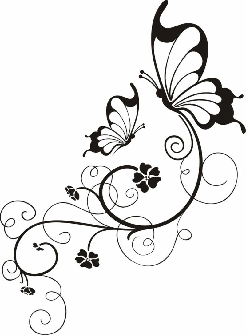 Detail Blumen Tattoo Vorlagen Zum Ausdrucken Nomer 3