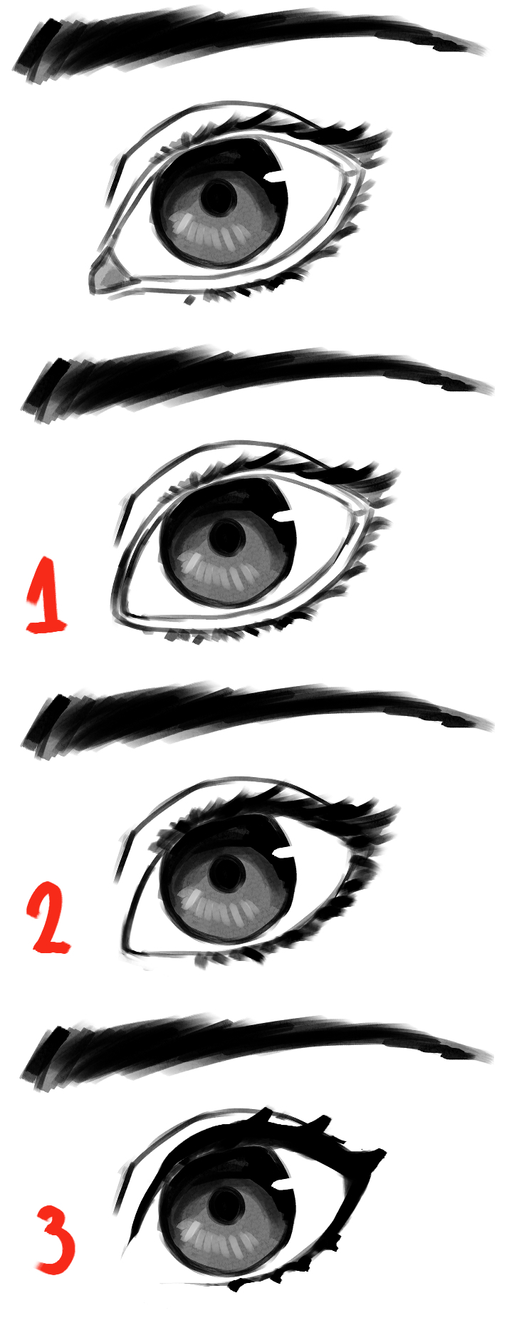 Detail Comic Augen Malen Nomer 20