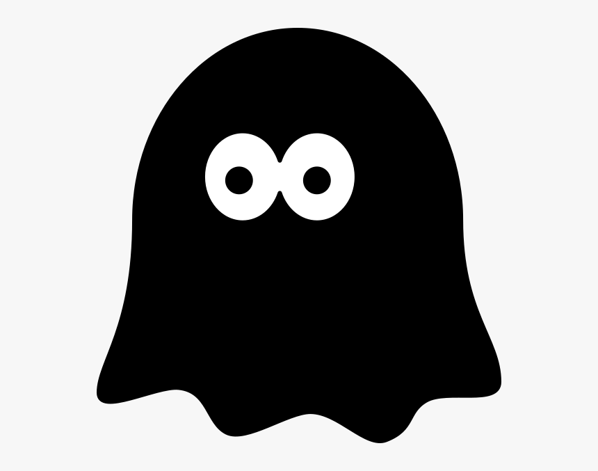 Detail Cute Ghost Clipart Black And White Nomer 7