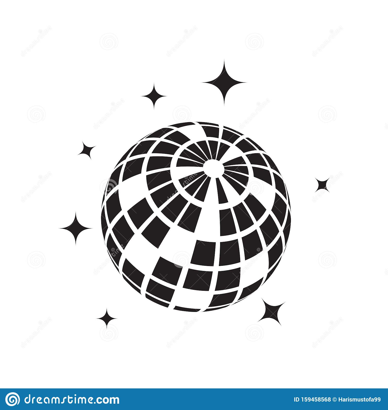 Detail Disco Lamp Vector Nomer 23
