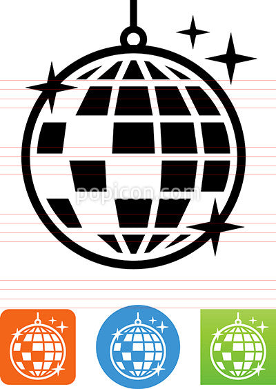 Detail Disco Lamp Vector Nomer 44