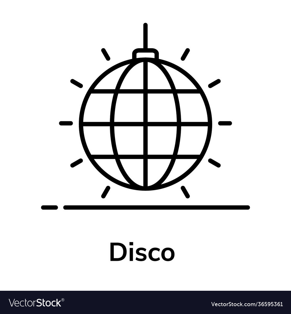 Detail Disco Lamp Vector Nomer 6