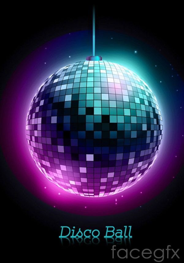 Detail Disco Lamp Vector Nomer 50