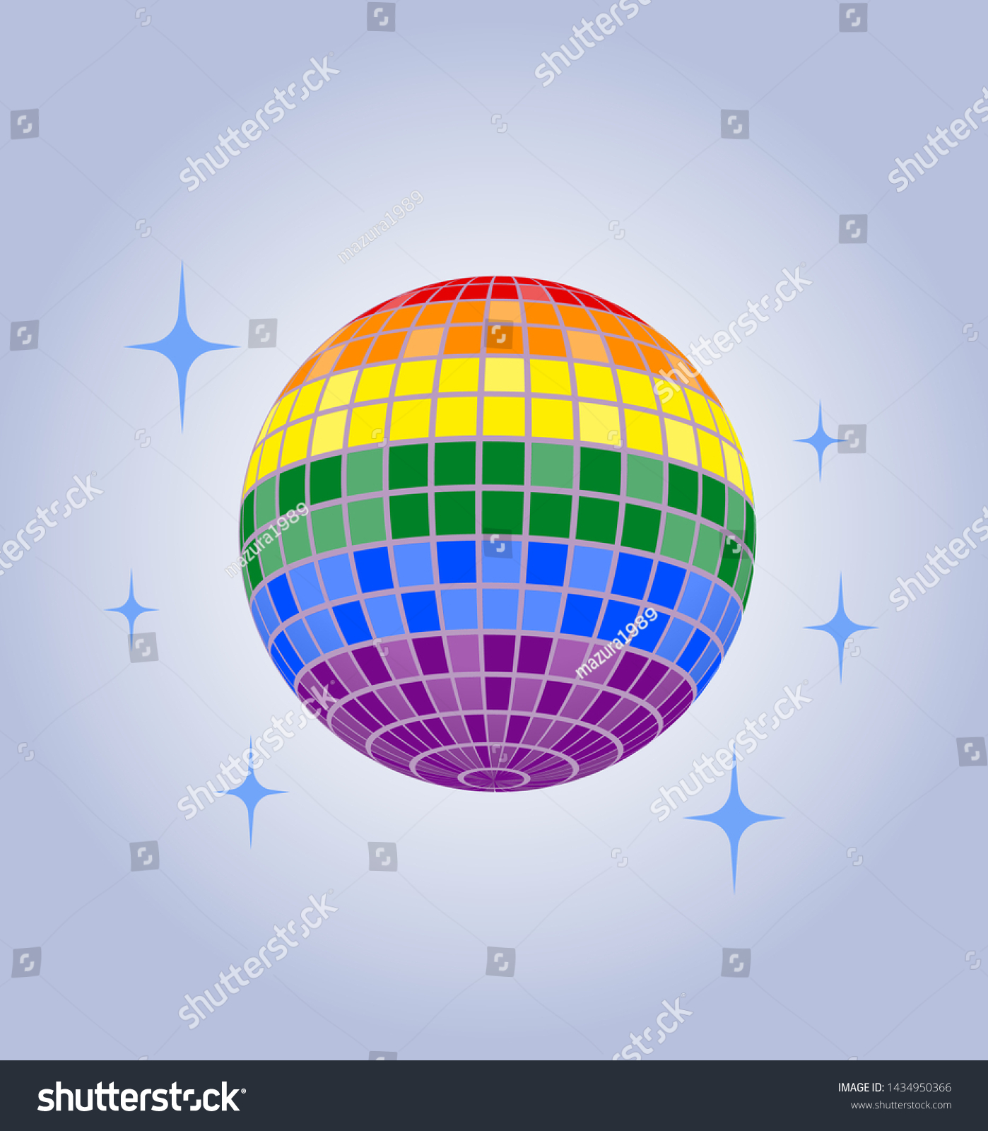 Detail Disco Lamp Vector Nomer 55
