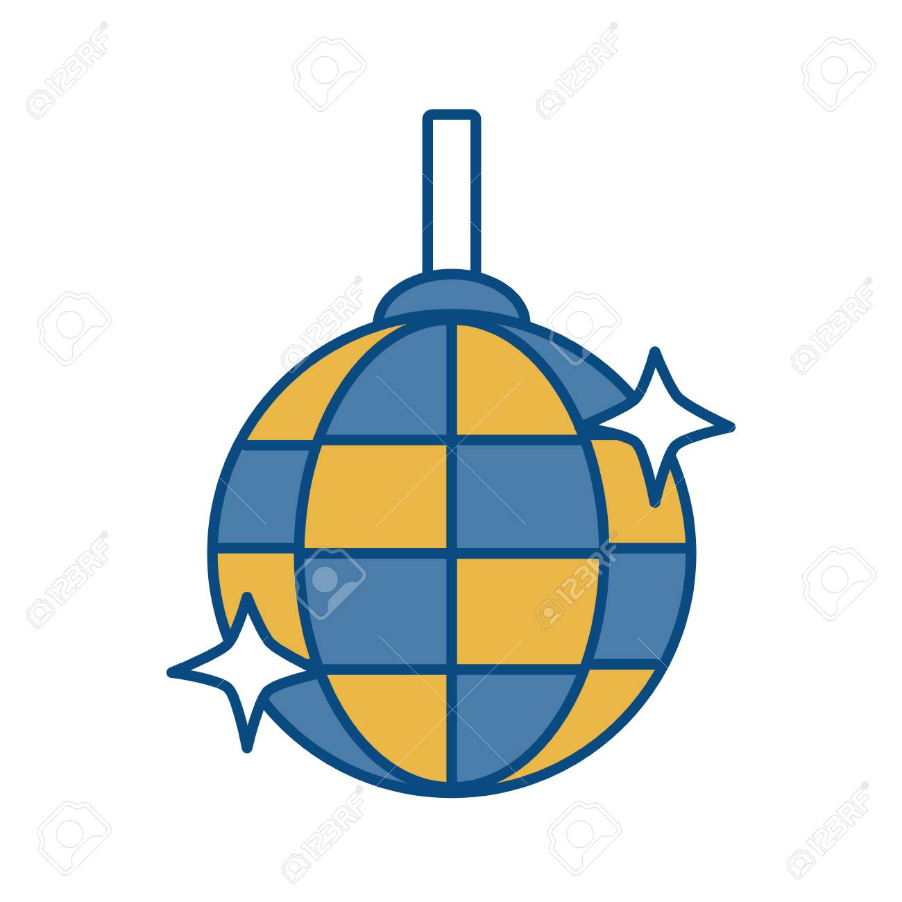 Detail Disco Lamp Vector Nomer 8