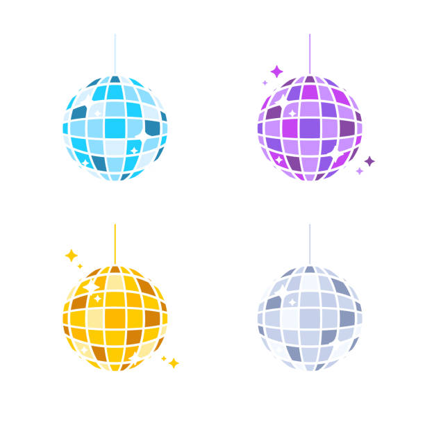 Detail Disco Lamp Vector Nomer 10