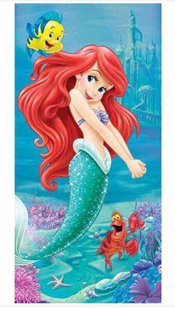 Detail Disney Ariel Beach Towel Nomer 41