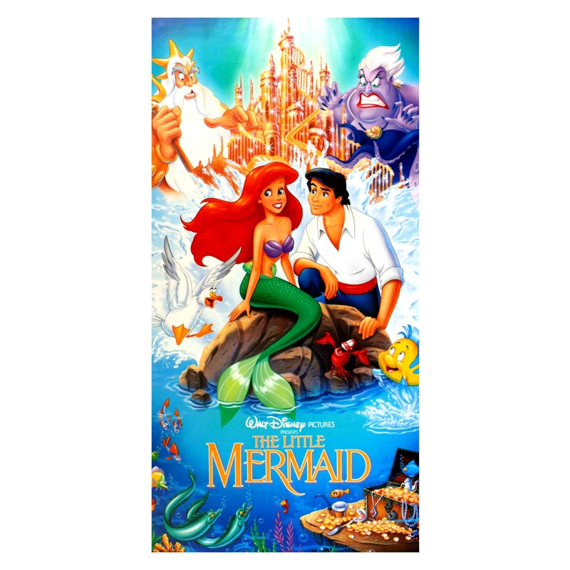 Detail Disney Ariel Beach Towel Nomer 54