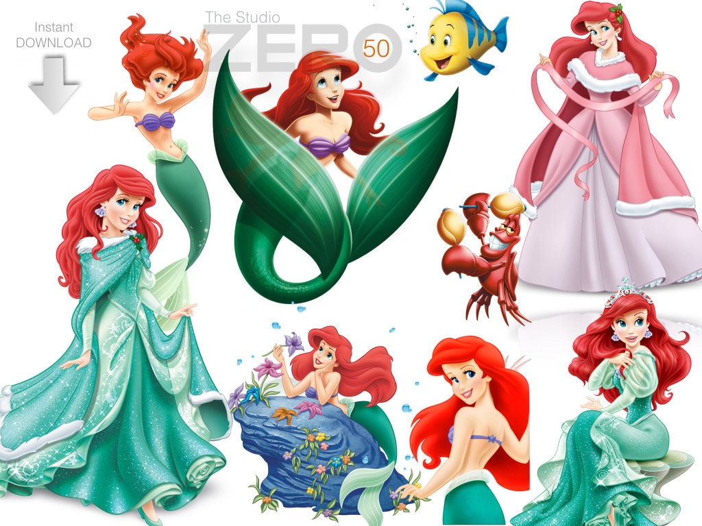 Detail Disney Ariel Clipart Nomer 45