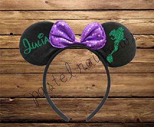 Detail Disney Ariel Mickey Ears Nomer 28