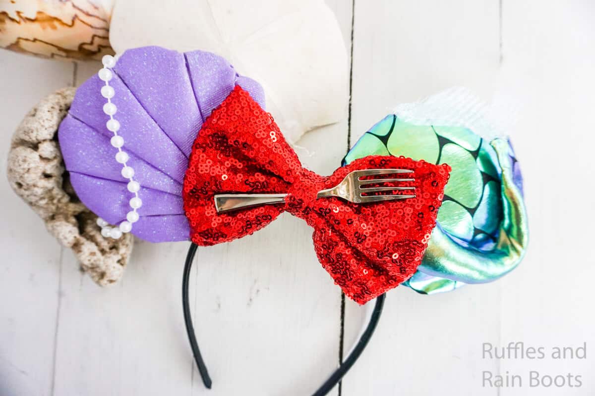 Detail Disney Ariel Mickey Ears Nomer 6