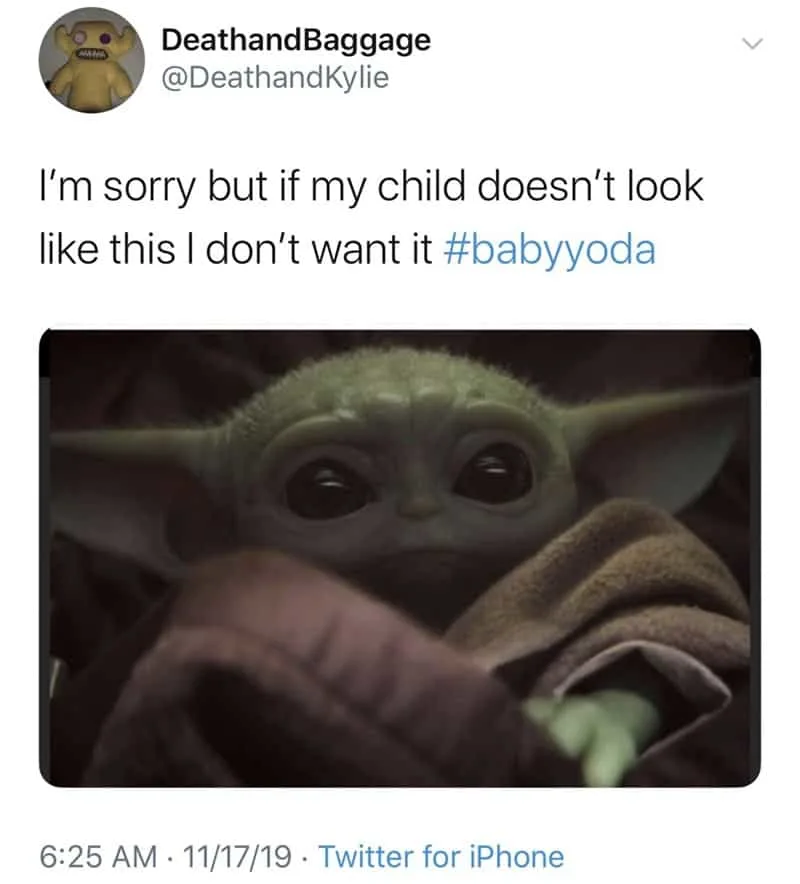 Detail Disney Baby Yoda Meme Nomer 50