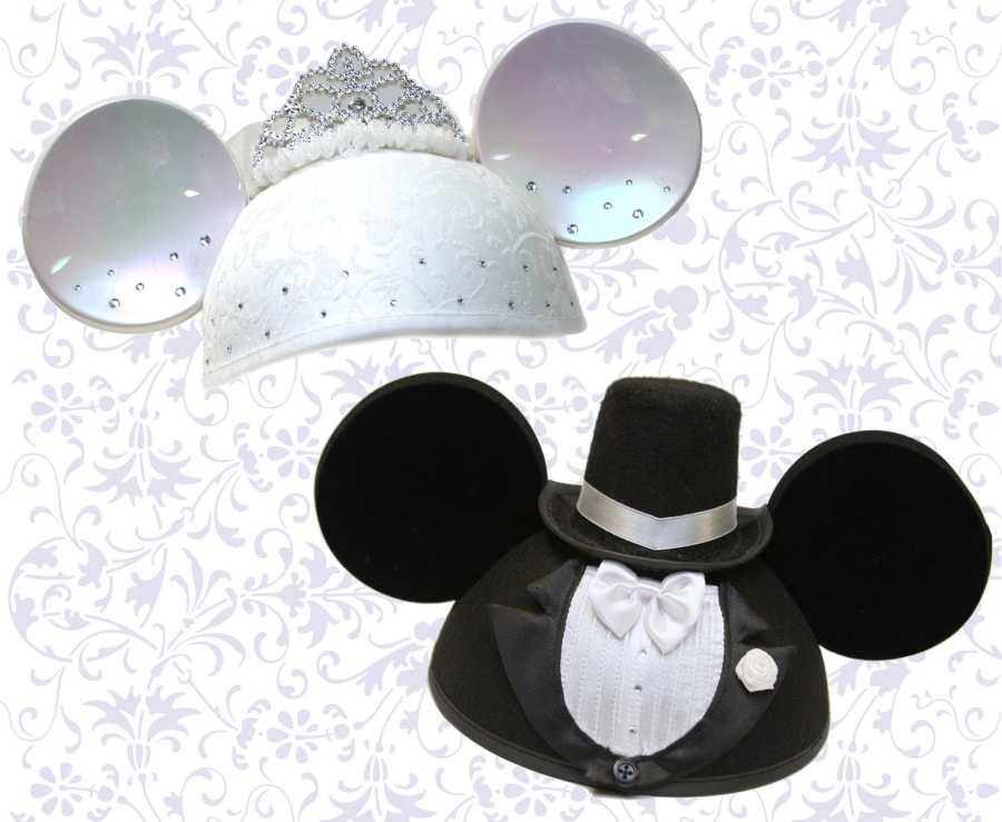 Detail Disney Bride And Groom Ears Nomer 6