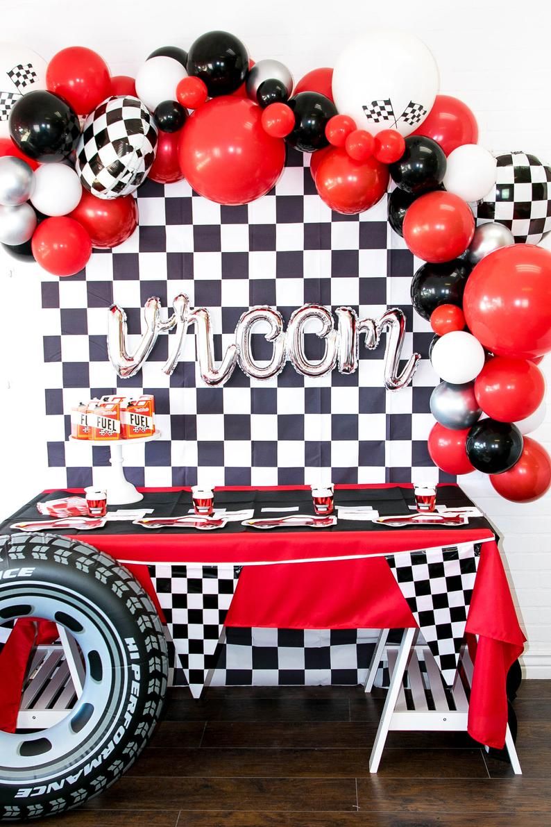 Detail Disney Cars Balloon Garland Nomer 16