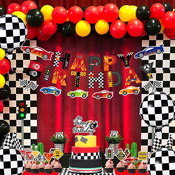 Detail Disney Cars Balloon Garland Nomer 54