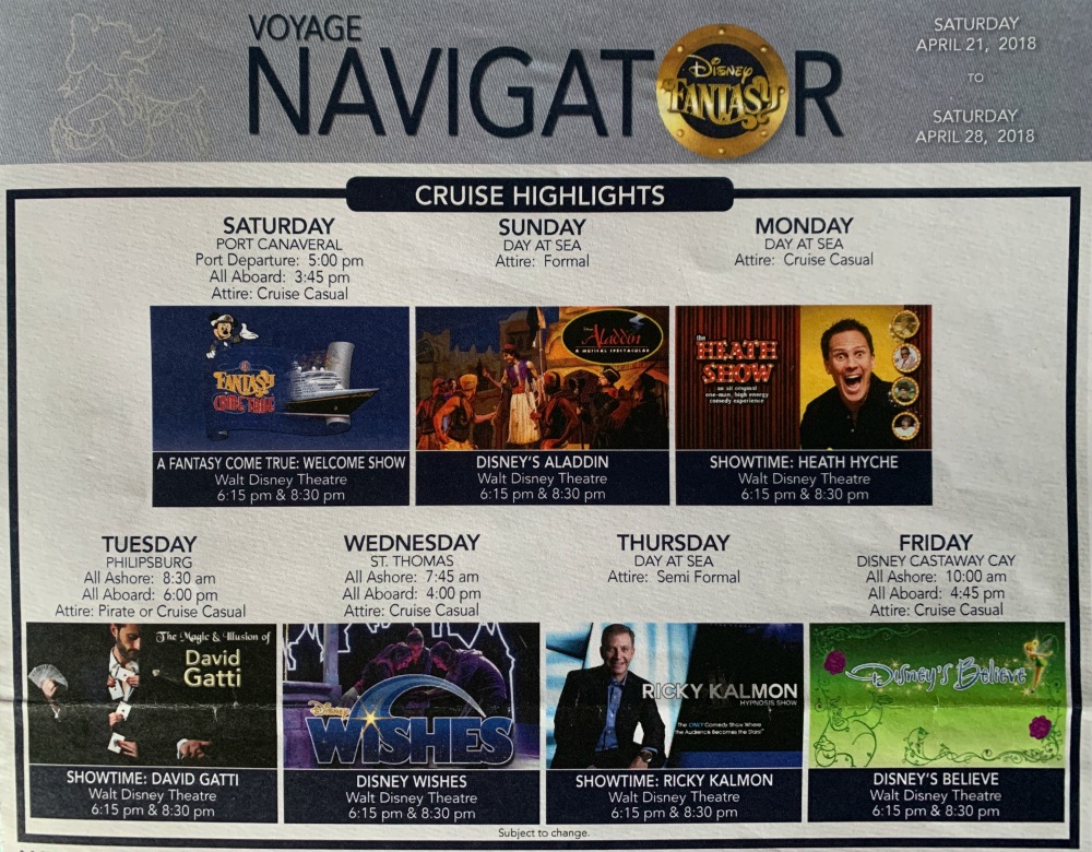 Detail Disney Cruise Personal Navigator Nomer 3