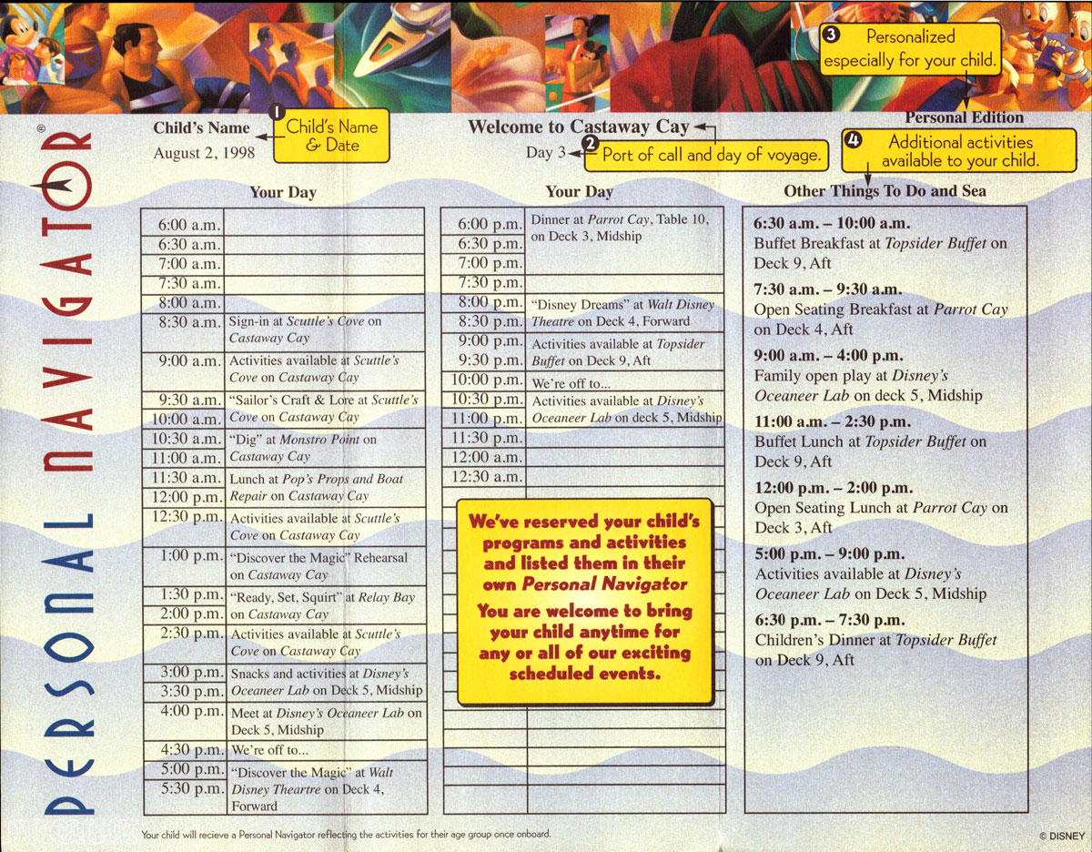 Detail Disney Cruise Personal Navigator Nomer 4