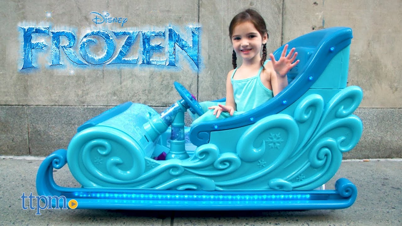 Detail Disney Frozen Sleigh 12 Volt Battery Powered Ride On Nomer 2