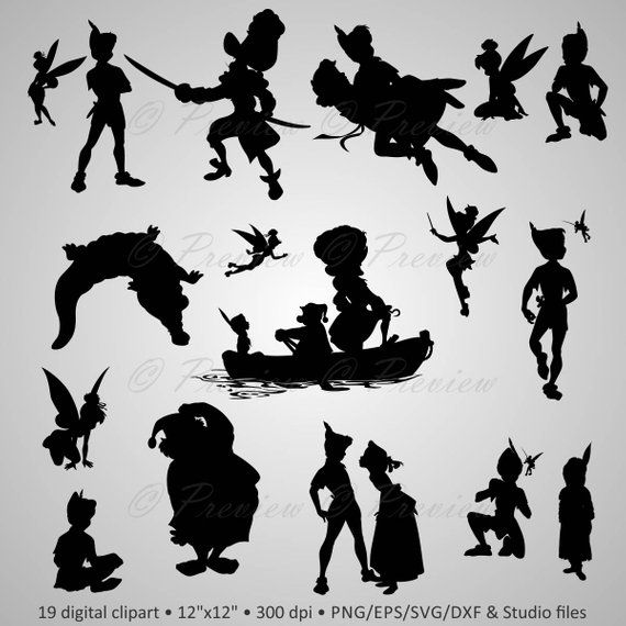 Detail Disney Peter Pan Silhouette Nomer 18