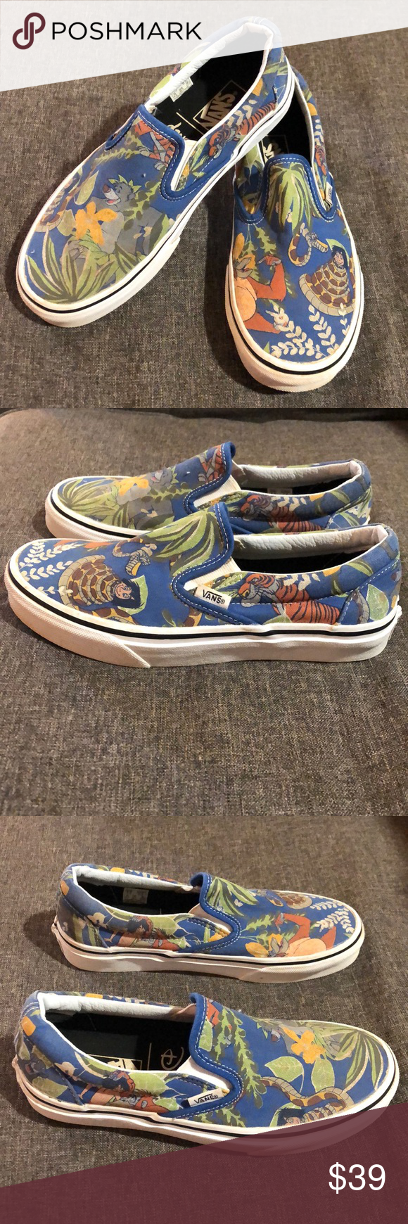 Detail Disney Vans Jungle Book Nomer 40