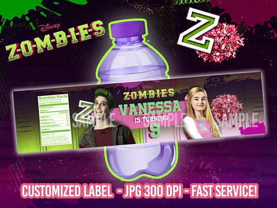 Detail Disney Zombies Birthday Banner Nomer 22