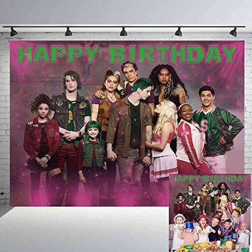 Detail Disney Zombies Birthday Banner Nomer 8