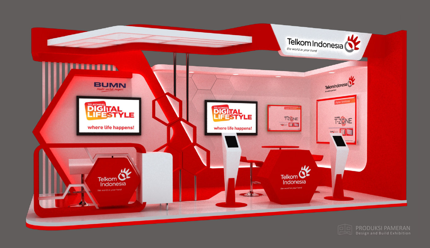 Detail Display Booth Pameran Nomer 42