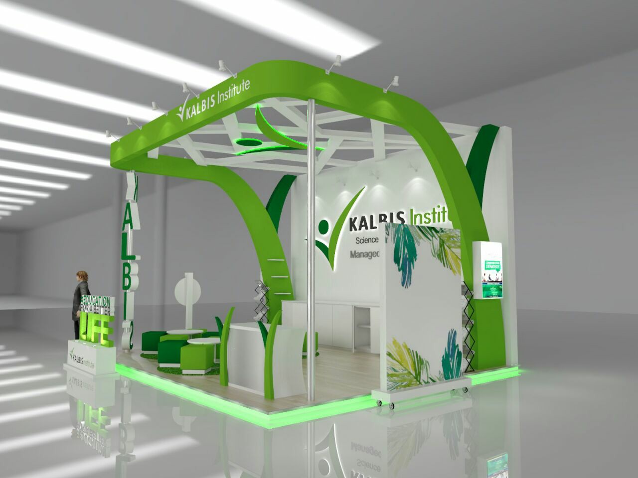 Detail Display Booth Pameran Nomer 6