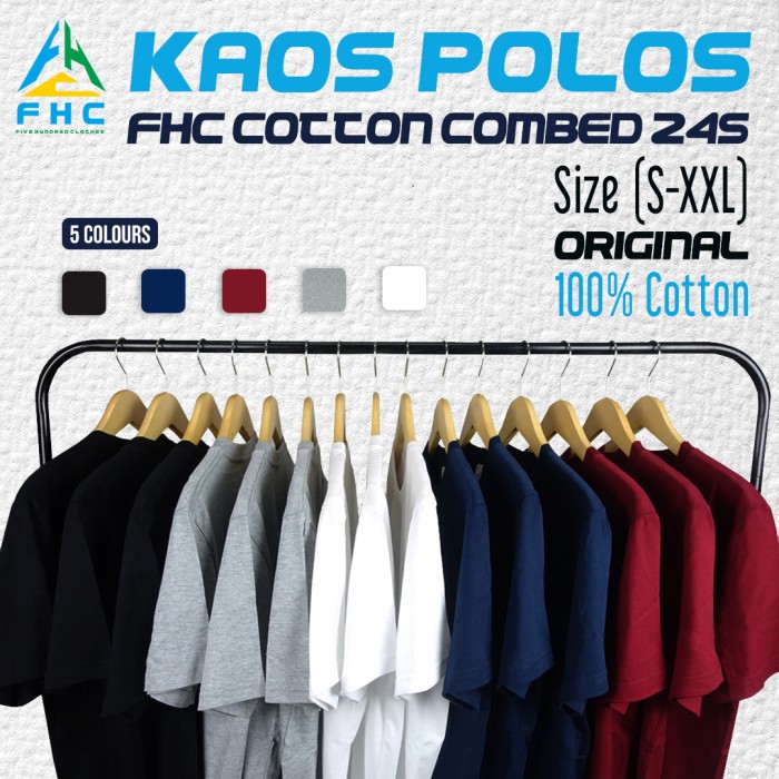 Detail Display Kaos Polos Nomer 11