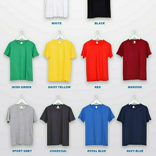 Detail Display Kaos Polos Nomer 42