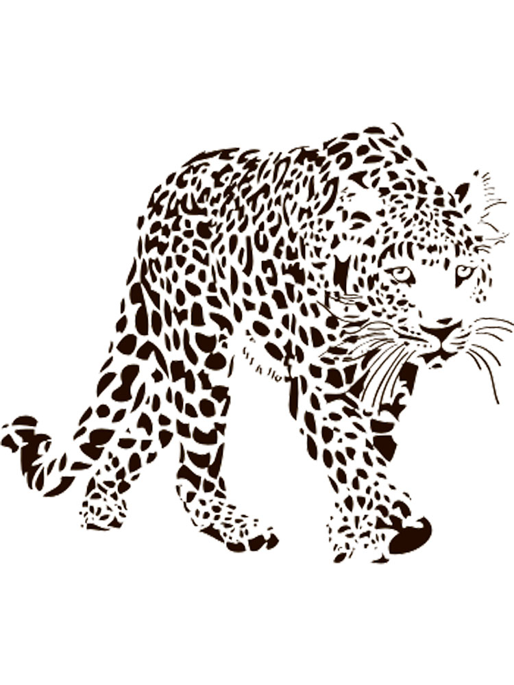 Detail Leopard Gezeichnet Nomer 11