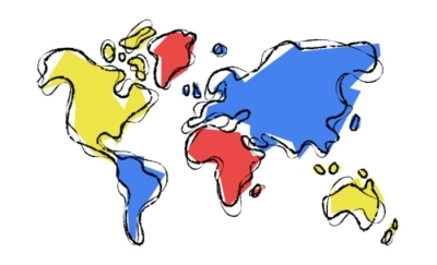 Weltkarte Usa Zentriert - KibrisPDR