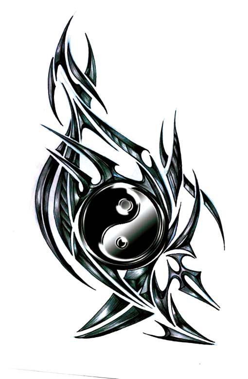 Detail Yin Yang Dragon Tattoo Nomer 17