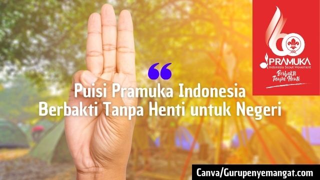 Detail Puisi Pendek Tentang Pramuka Nomer 6