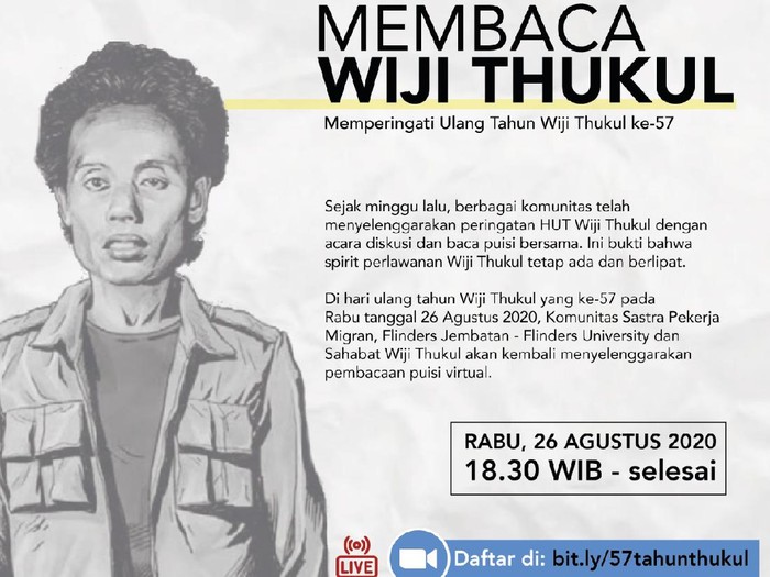 Detail Puisi Peringatan Wiji Thukul Nomer 2