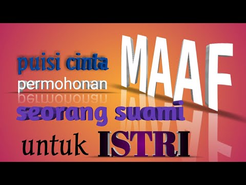 Detail Puisi Permohonan Maaf Nomer 19