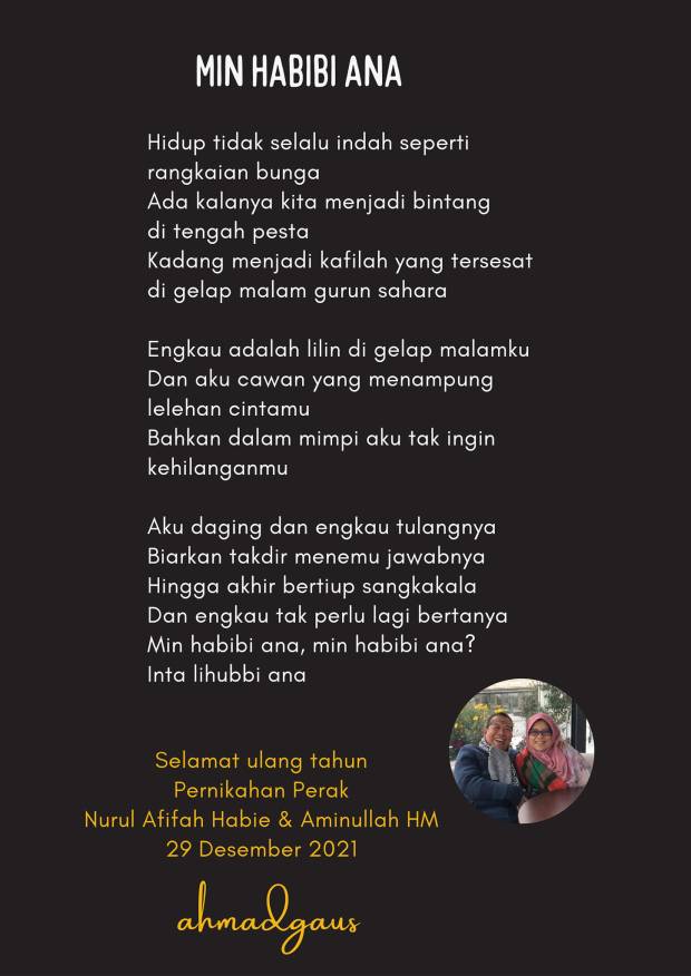 Detail Puisi Pernikahan Kahlil Gibran Nomer 3