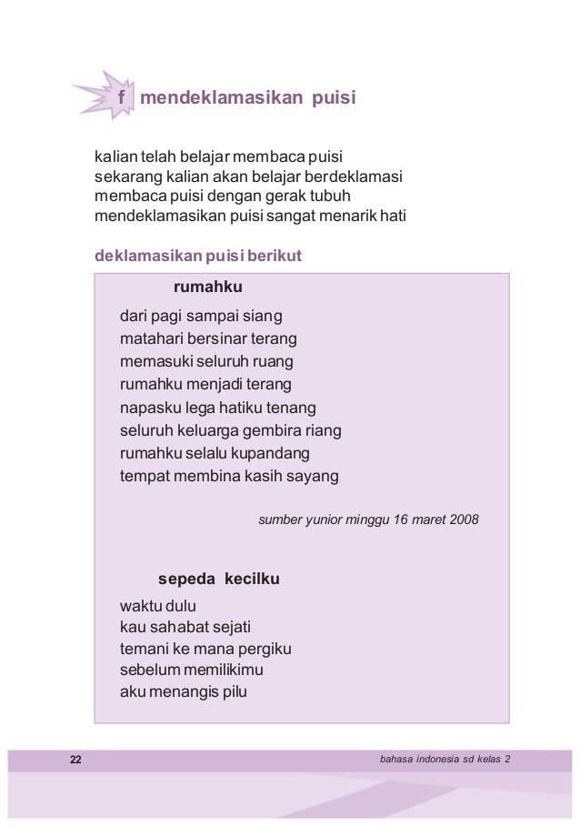 Detail Puisi Persahabatan Anak Sd Nomer 13