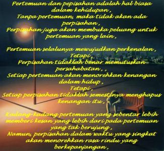 Detail Puisi Pertemuan Dan Perpisahan Nomer 34