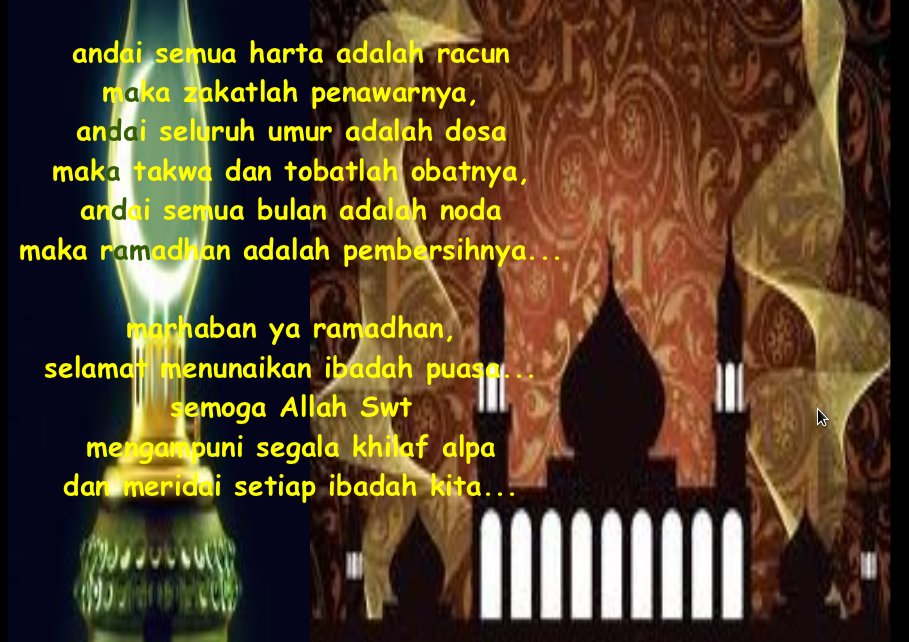 Detail Puisi Ramadhan Singkat Nomer 50