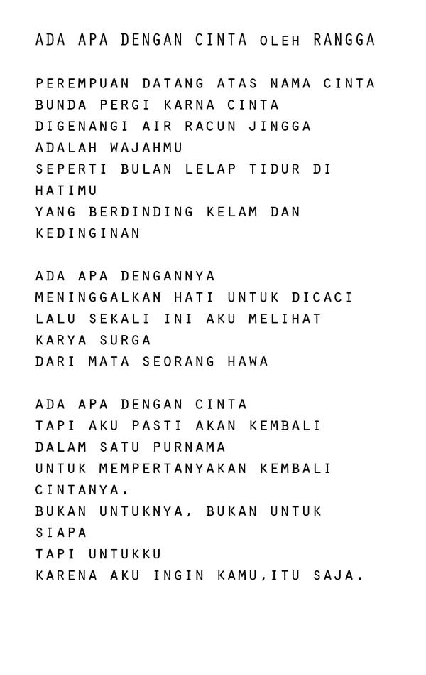 Detail Puisi Rangga Aadc 1 Nomer 11