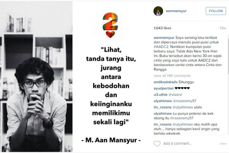 Detail Puisi Rangga Aadc 1 Nomer 20