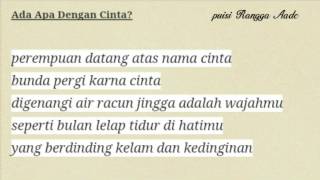 Detail Puisi Rangga Aadc 1 Nomer 45