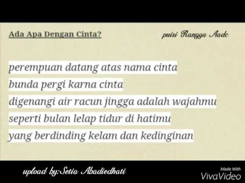 Detail Puisi Rangga Aadc 1 Nomer 7