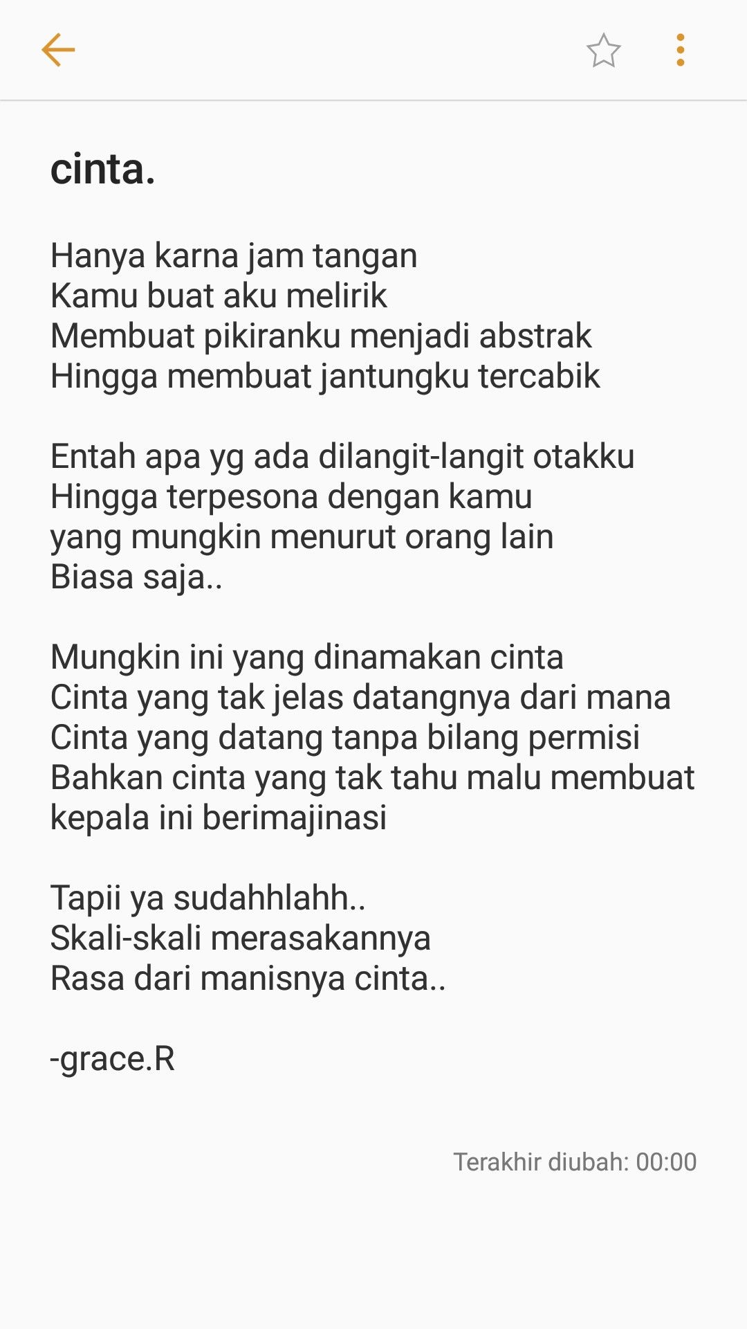 Detail Puisi Rasa Cinta Nomer 8