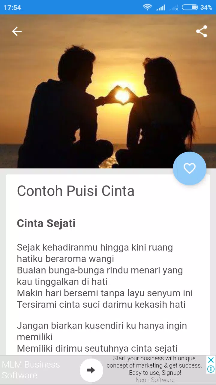 Detail Puisi Rindu Pendek Nomer 49