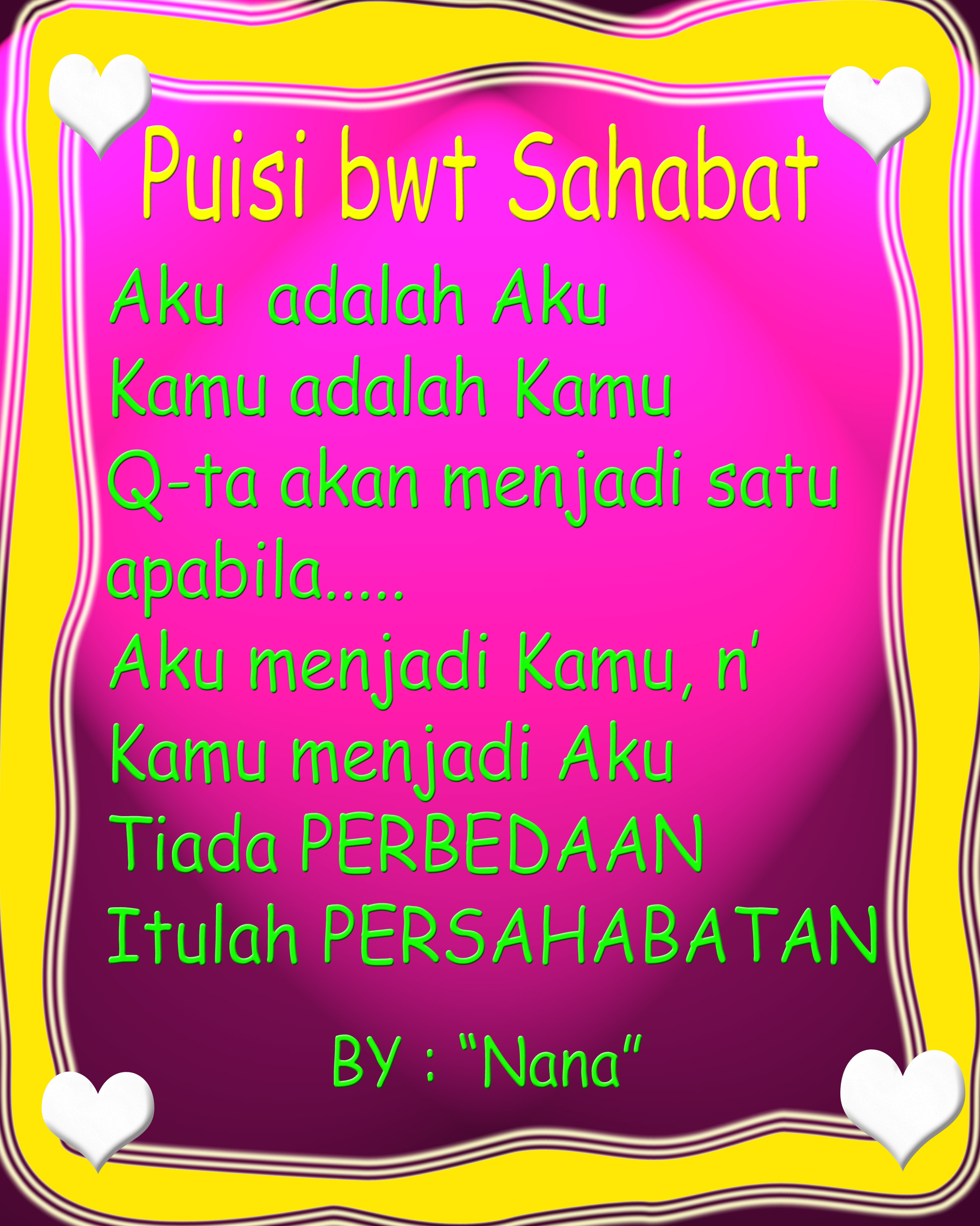 Detail Puisi Sahabat Pendek Nomer 45